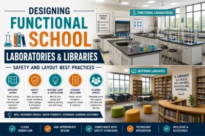 Designing Functional School Laboratories & Libraries