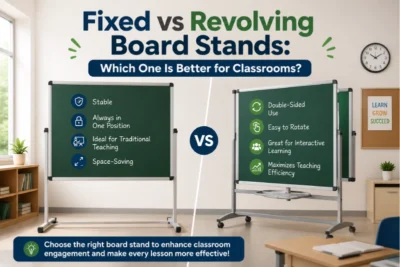 Fixed vs Revolving Board Stands: Which One Is Better for Classrooms?