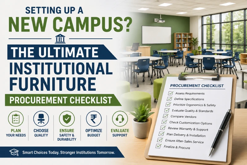 Setting Up a New Campus? The Ultimate Institutional Furniture Procurement Checklist