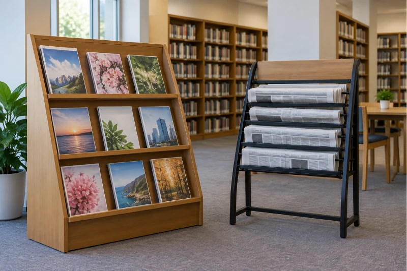 Magazine & Newspaper Stands for School Libraries