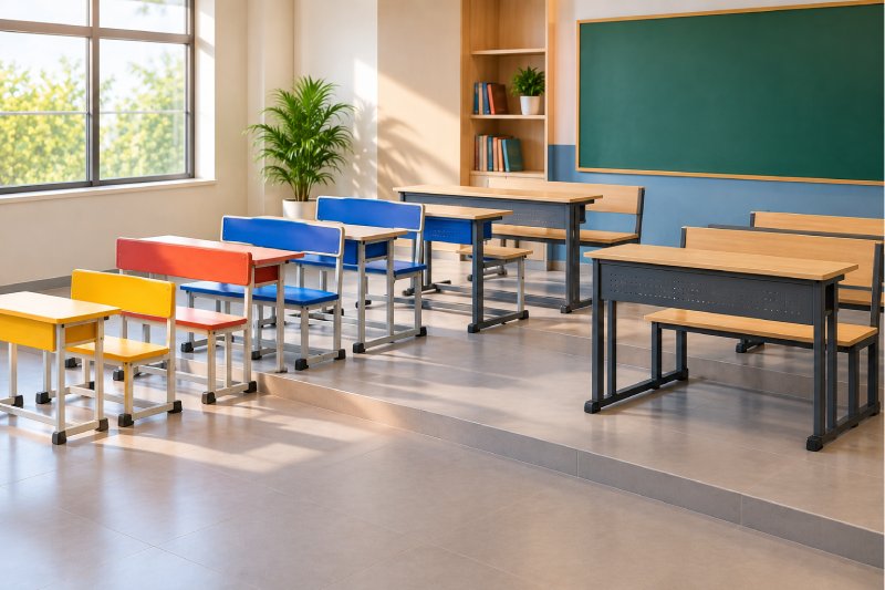 School Bench & Desk Sizes by Age Group: Guide | Vardhaman Trading